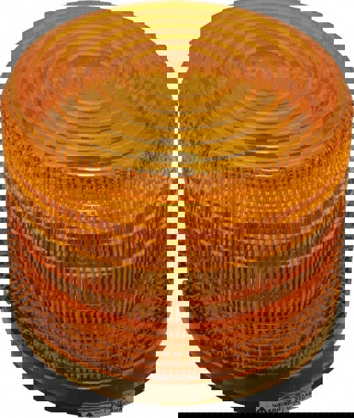 Strobe Light: Amber, Surface Mount, 12VDC